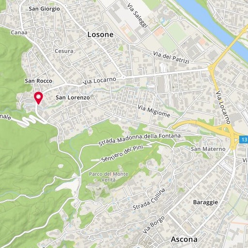 Lageplan Via ai Molini 47 Losone