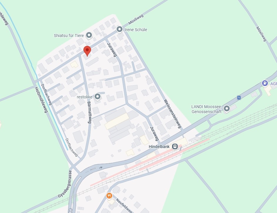 Lageplan Bärmattweg 20a, Hindelbank