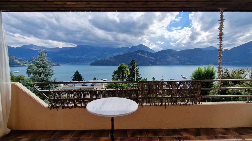 Einzelretreat Balkon Aussicht